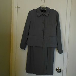 Grey two-piece long skirt set NWNT